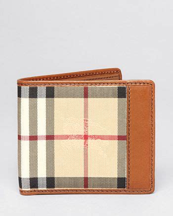 burberry check bi fold wallet|Burberry horseferry check folding wallet.